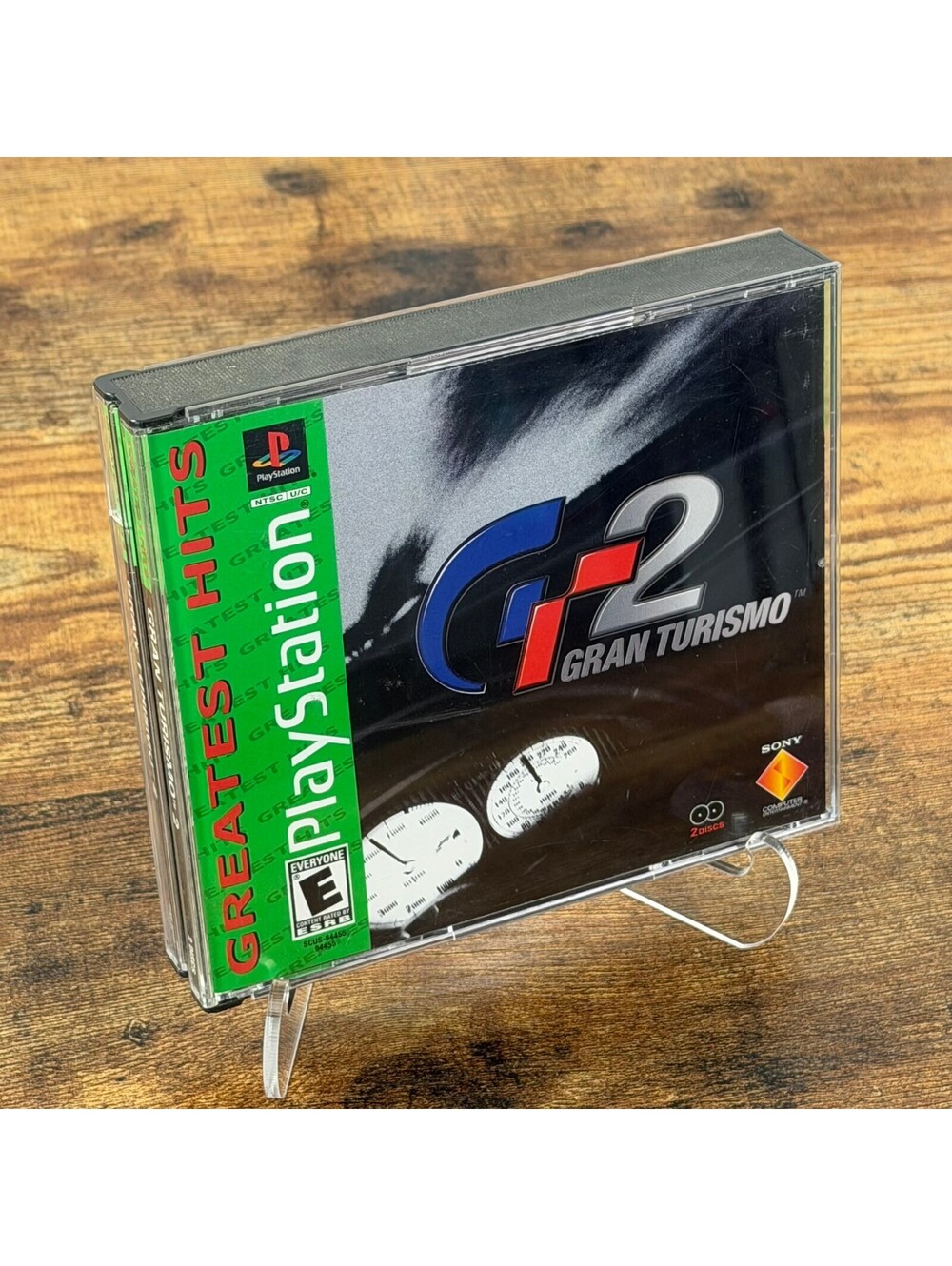 Gran Turismo 2 PS1 1999 Greatest Hits Complete CIB Both Discs Manuals 1990s